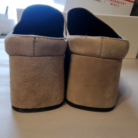 3.1 Philip Lim cube open Toe mule slip on. Fawn. Sz 39(8.5). - Picture 14 of 16